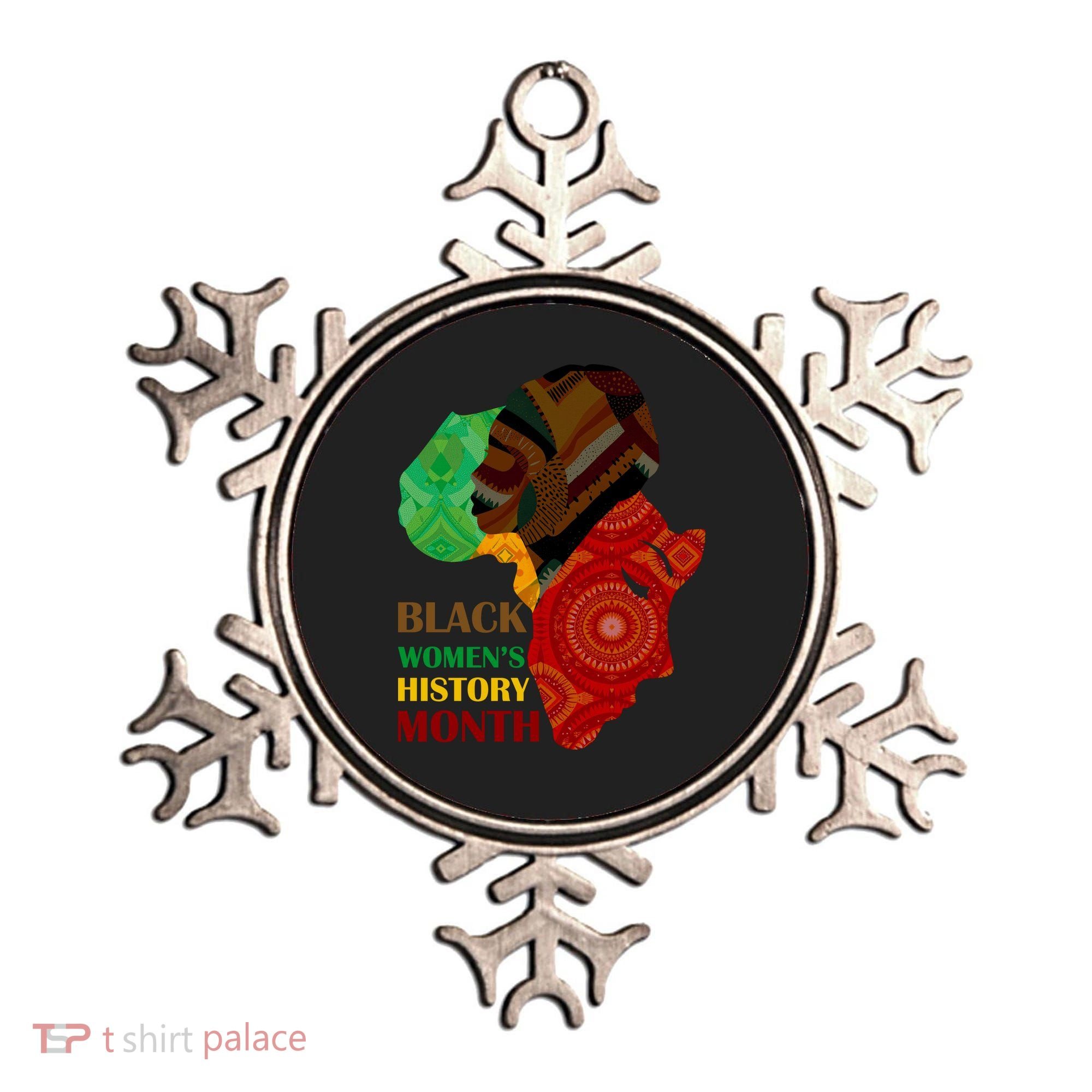 Black Women's History Month African Patterns  Ornament