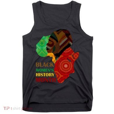 Black Women's History Month African Patterns  Tank Top