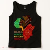 Black Women's History Month African Patterns  Tank Top thumb 2