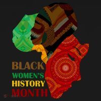 Black Women's History Month African Patterns  Visor thumb 3