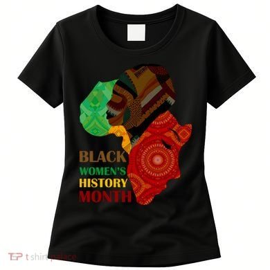 Black Women's History Month African Patterns  Women's T-Shirt