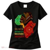 Black Women's History Month African Patterns  Women's T-Shirt thumb 0