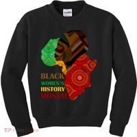 Black Women's History Month African Patterns  Kids Sweatshirt thumb 0