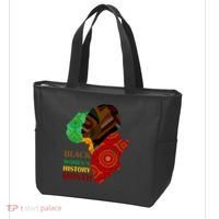 Black Women's History Month African Patterns  Tote Bag thumb 3