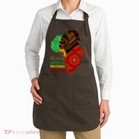 Black Women's History Month African Patterns  Apron thumb 2