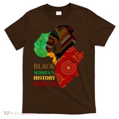 Black Women's History Month African Patterns  T-Shirt