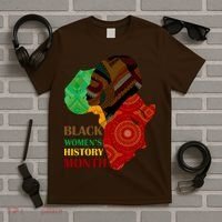 Black Women's History Month African Patterns  T-Shirt thumb 5