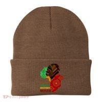 Black Women's History Month African Patterns  Beanie thumb 0