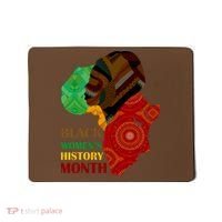Black Women's History Month African Patterns  Mousepad thumb 0
