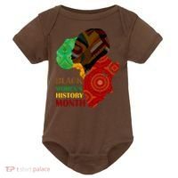 Black Women's History Month African Patterns  Baby Bodysuit thumb 0