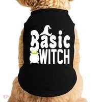 Basic Witch Halloween Funny Doggie Tank thumb 0