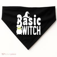 Basic Witch Halloween Funny USA-Made Doggie Bandana thumb 0