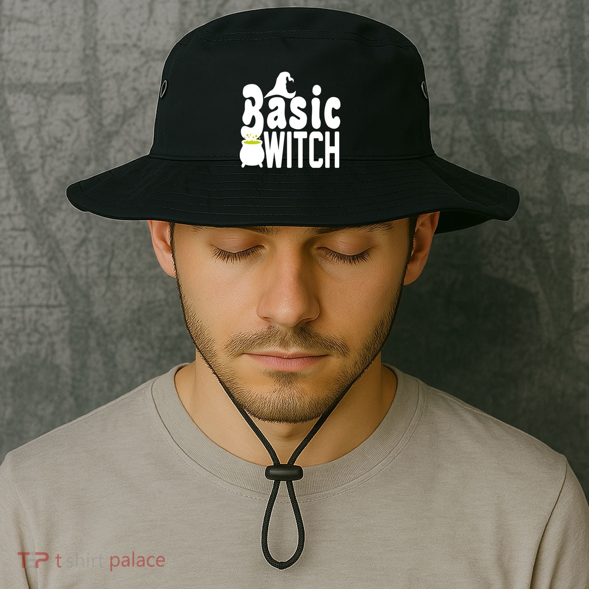 Basic Witch Halloween Funny Bucket Hat