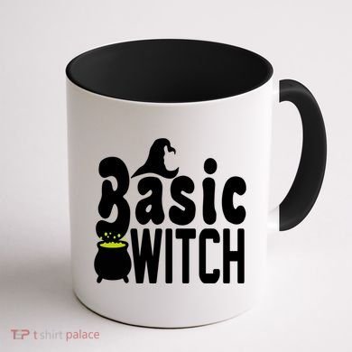 Basic Witch Halloween Funny Coffee Mug back