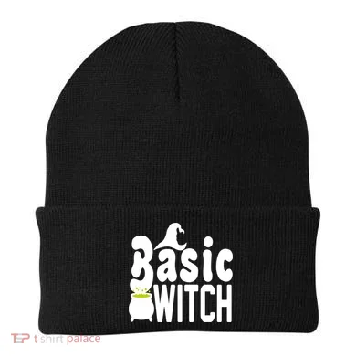 Basic Witch Halloween Funny Beanie