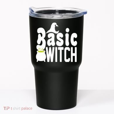 Basic Witch Halloween Funny Tumbler
