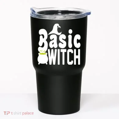 Basic Witch Halloween Funny Tumbler