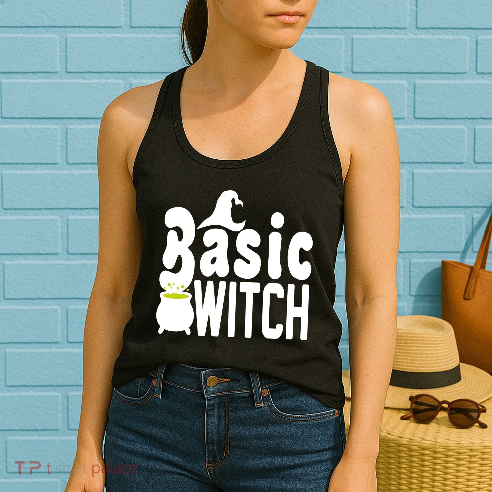 Basic Witch Halloween Funny Women's Tank Top