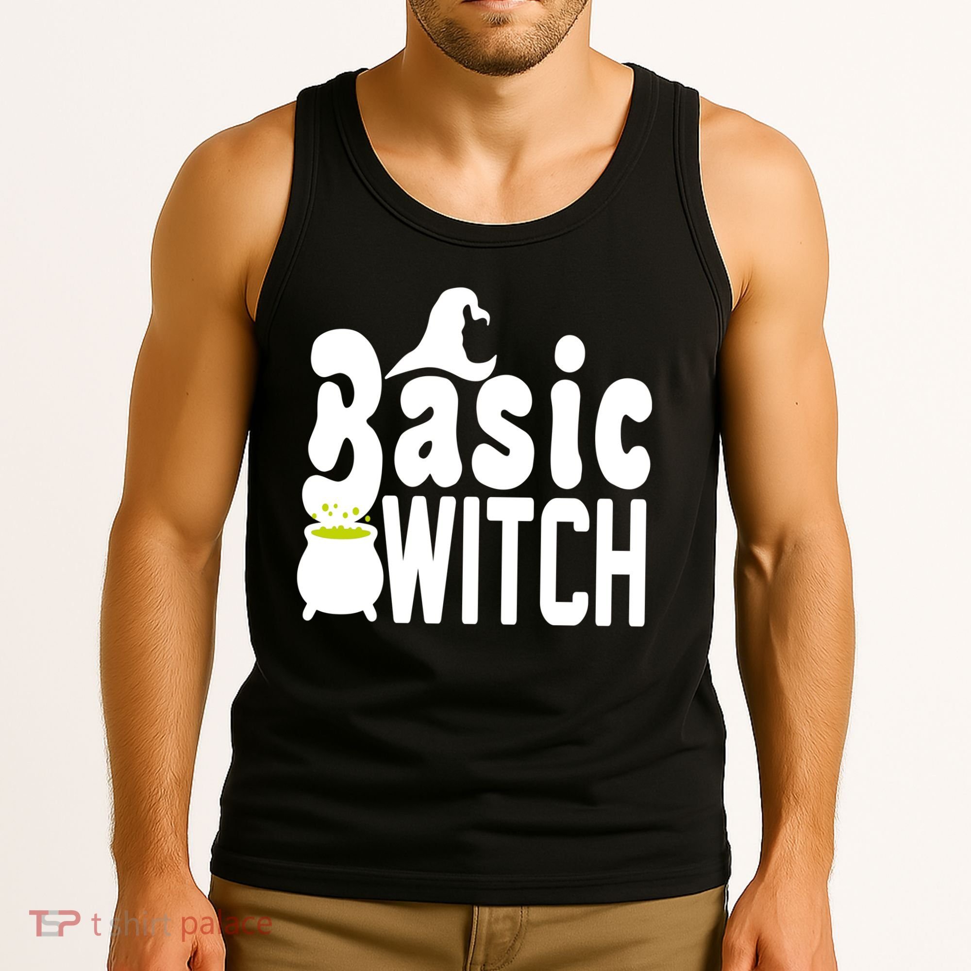 Basic Witch Halloween Funny Tank Top