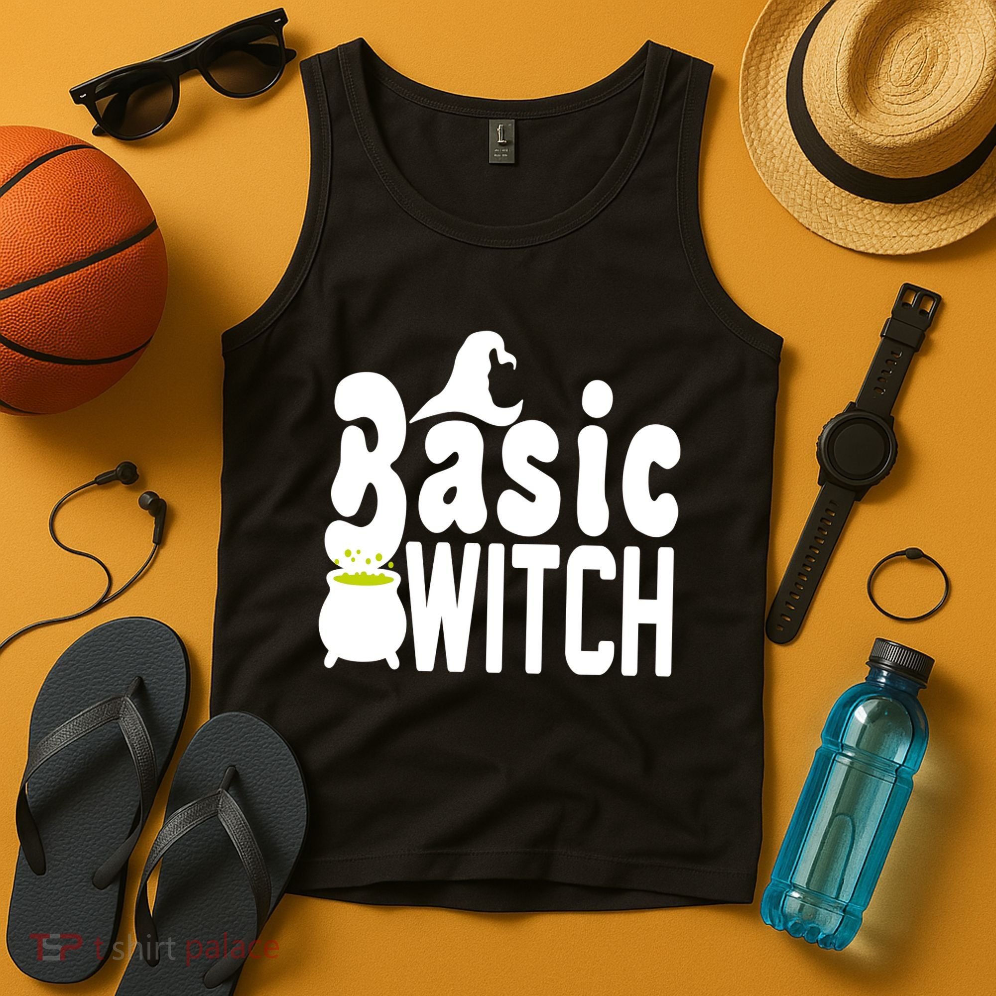 Basic Witch Halloween Funny Tank Top