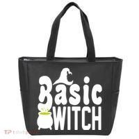 Basic Witch Halloween Funny Tote Bag thumb 0
