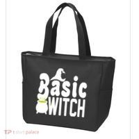 Basic Witch Halloween Funny Tote Bag thumb 3