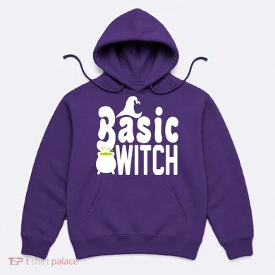 Basic Witch Halloween Funny Hoodie