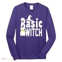 Basic Witch Halloween Funny Long Sleeve Shirt thumb 0