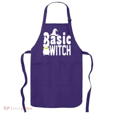 Basic Witch Halloween Funny Apron