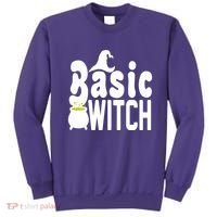 Basic Witch Halloween Funny Sweatshirt thumb 0