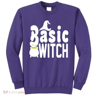 Basic Witch Halloween Funny Sweatshirt