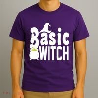 Basic Witch Halloween Funny T-Shirt thumb 3