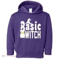 Basic Witch Halloween Funny Toddler Hoodie thumb 0