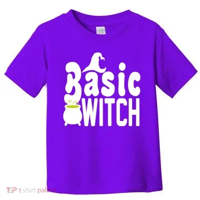 Basic Witch Halloween Funny Toddler T-Shirt