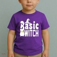 Basic Witch Halloween Funny Toddler T-Shirt thumb 2