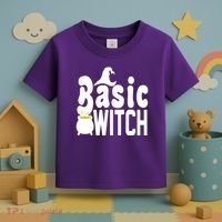 Basic Witch Halloween Funny Toddler T-Shirt thumb 3