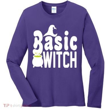 Basic Witch Halloween Funny Women's Long Sleeve Shirt