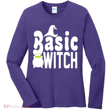 Basic Witch Halloween Funny Women's Long Sleeve Shirt