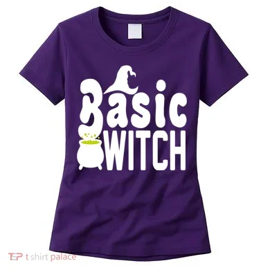 Basic Witch Halloween Funny Women's T-Shirt