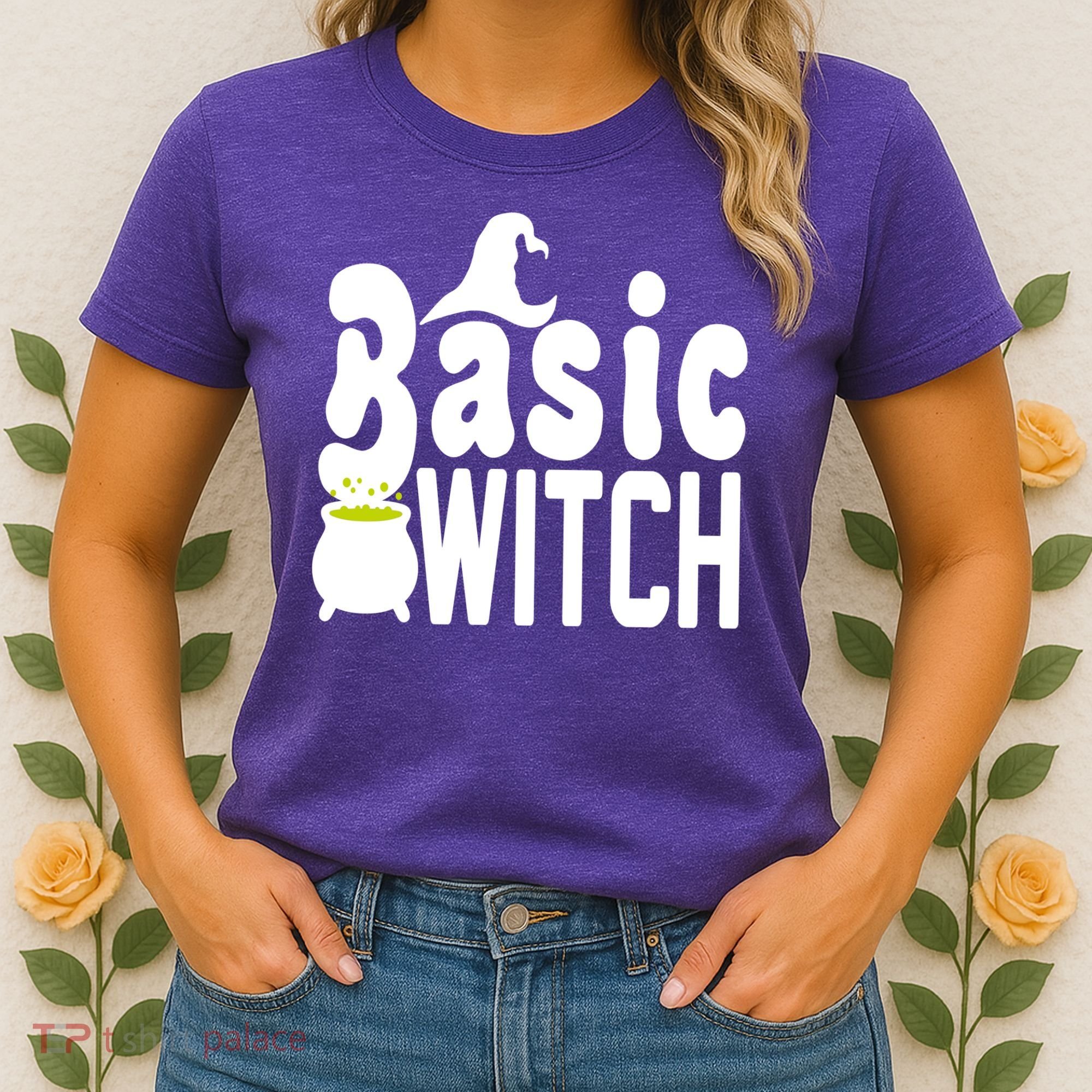 Basic Witch Halloween Funny Women's T-Shirt