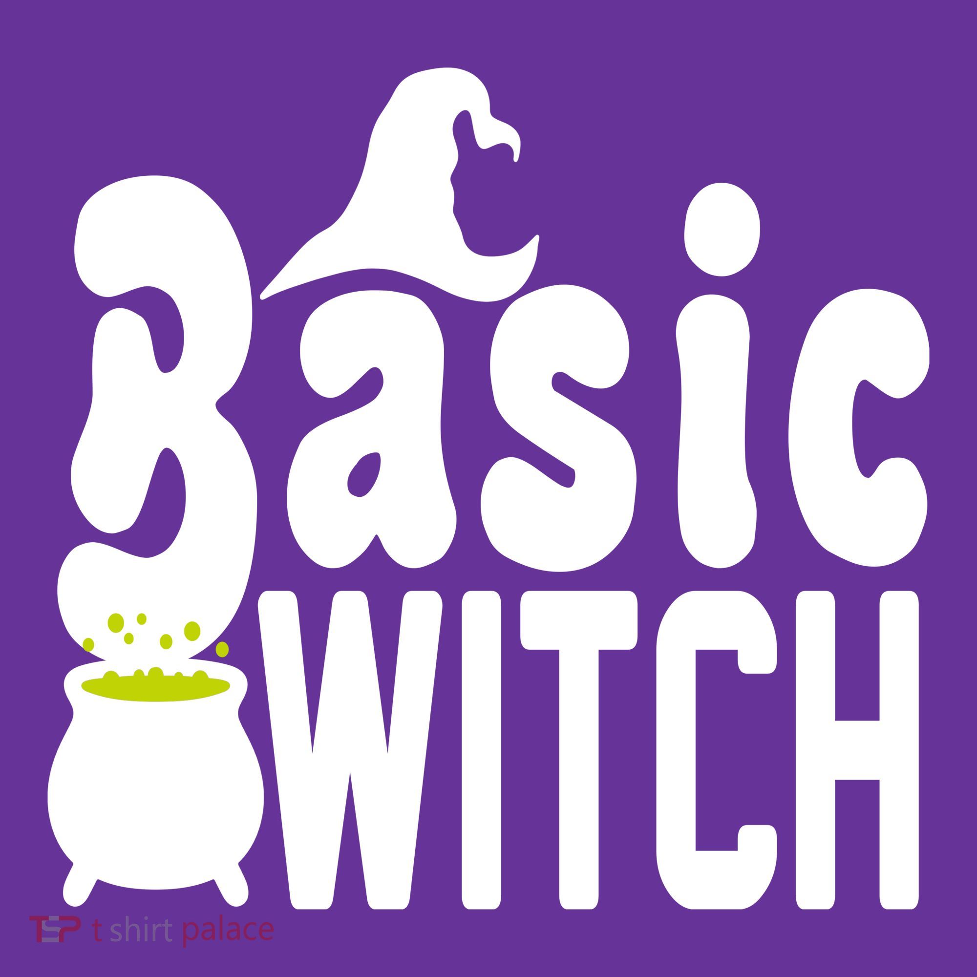 Basic Witch Halloween Funny Women's T-Shirt