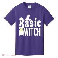 Basic Witch Halloween Funny Kids T-Shirt thumb 0