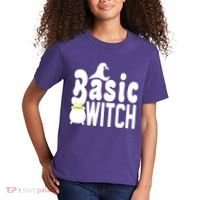 Basic Witch Halloween Funny Kids T-Shirt thumb 2
