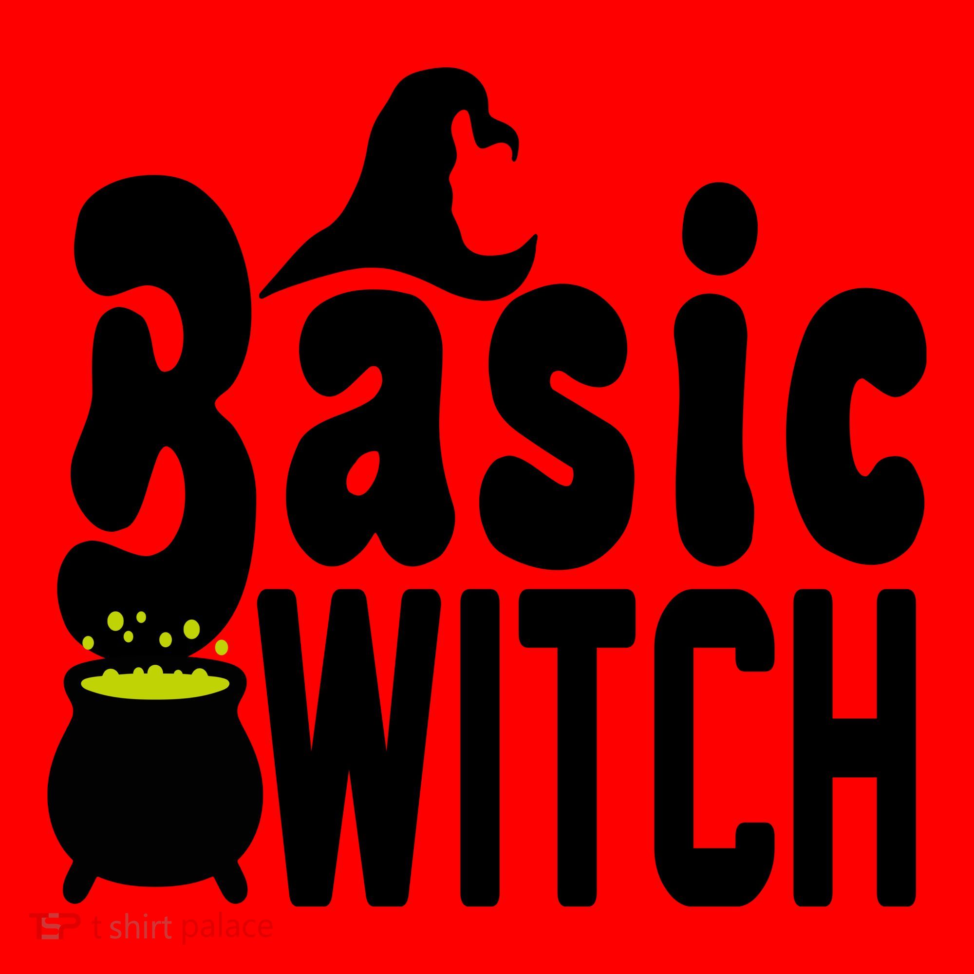 Basic Witch Halloween Funny Santa Hat