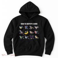 Bird Watcher How To Identify A Bird Unique Birder Hoodie thumb 0