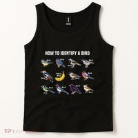 Bird Watcher How To Identify A Bird Unique Birder Tank Top thumb 2