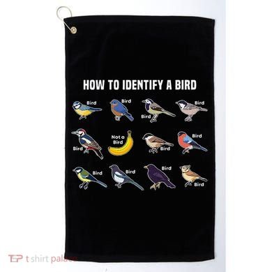 Bird Watcher How To Identify A Bird Unique Birder Golf Towel