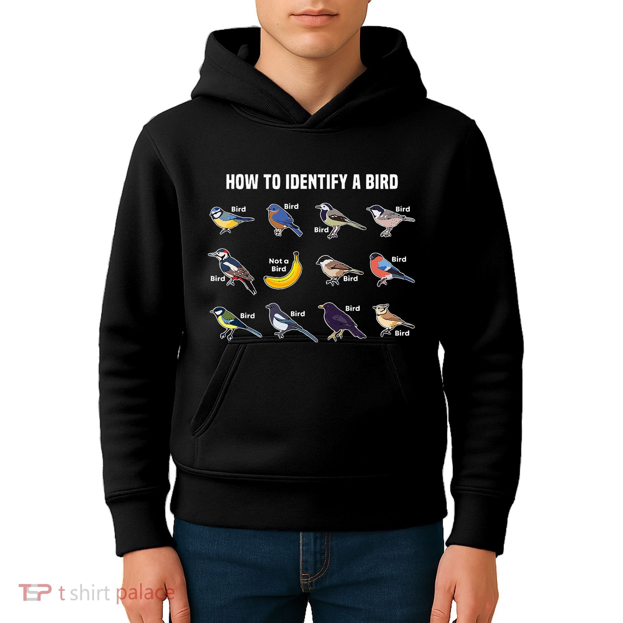 Bird Watcher How To Identify A Bird Unique Birder Kids Hoodie