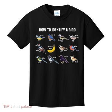 Bird Watcher How To Identify A Bird Unique Birder Kids T-Shirt