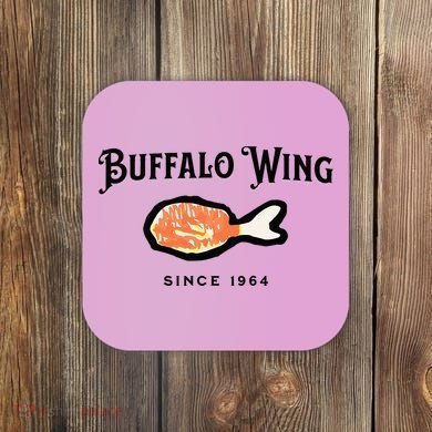 Buffalo Wing Hot And Spicy Coaster
